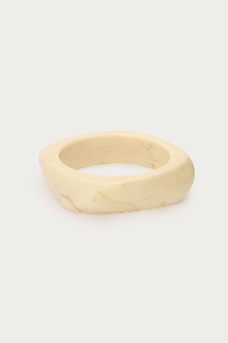 White resin bangle | My Jewellery