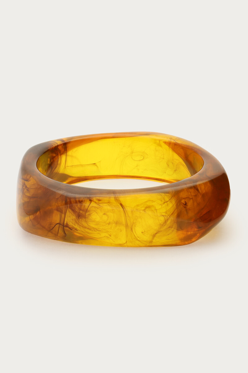 Brown melange resin bangle | My Jewellery