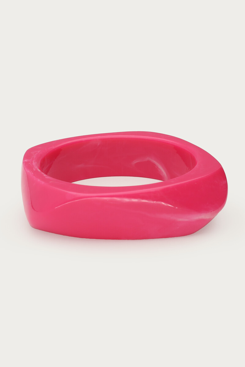 Pink resin bangle | My Jewellery