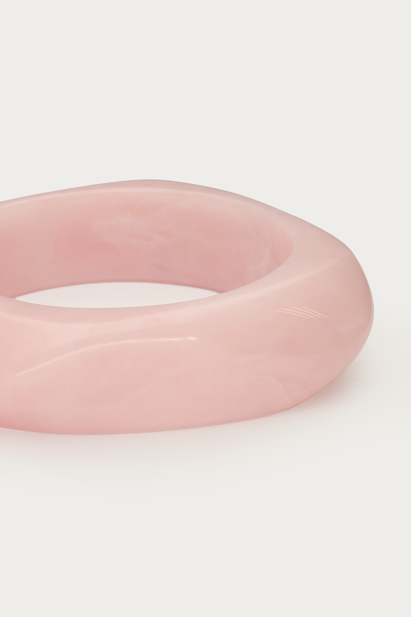Light pink resin bangle | My Jewellery