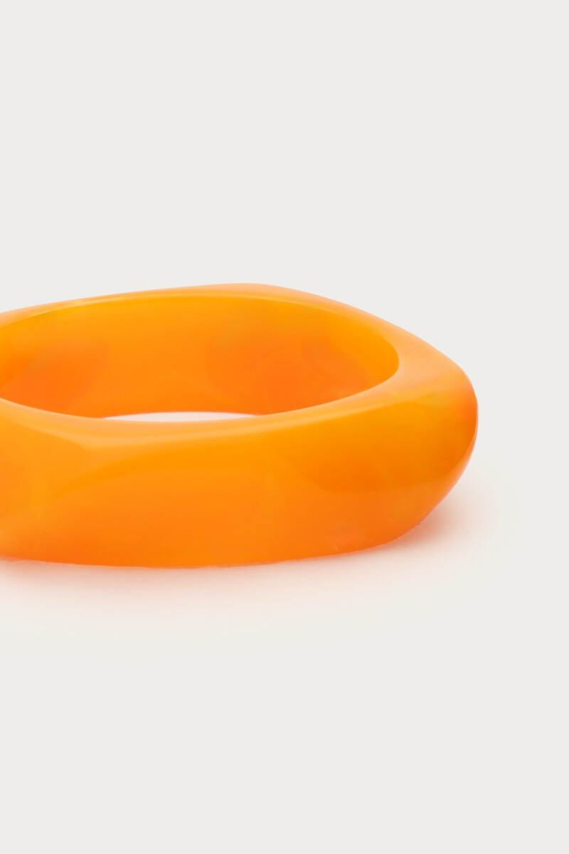 Orange resin bangle | My Jewellery