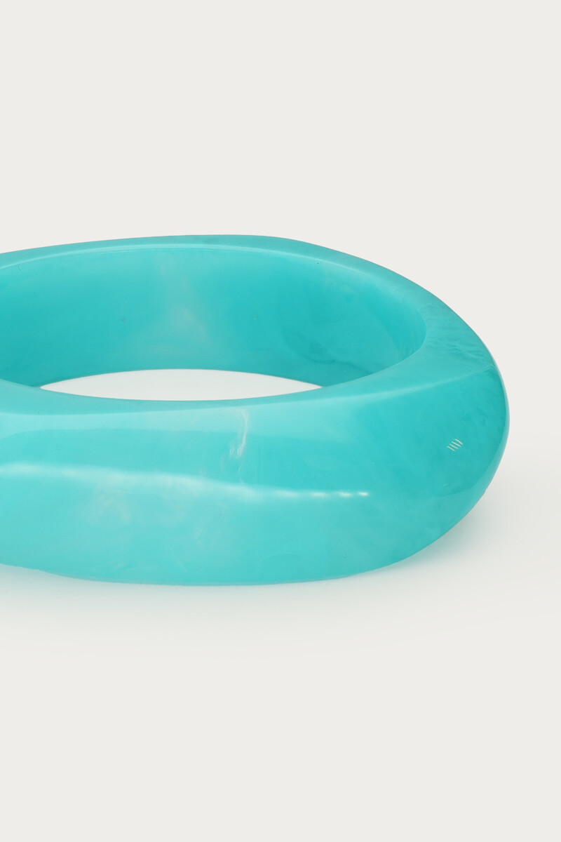 Blue resin bangle | My Jewellery