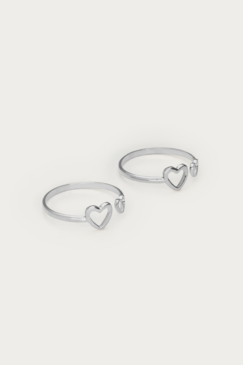 Mother & daughter heart rings set | My Jewellery