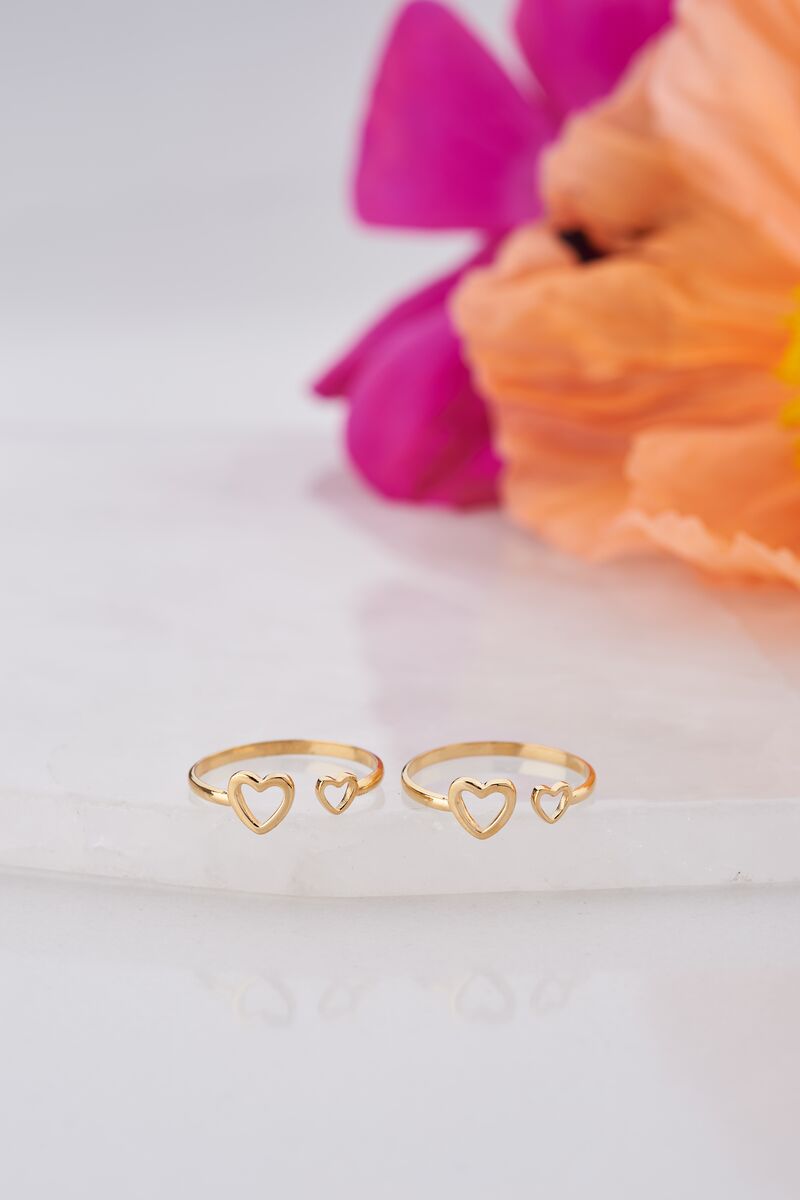 Mother & daughter heart ring | My Jewellery