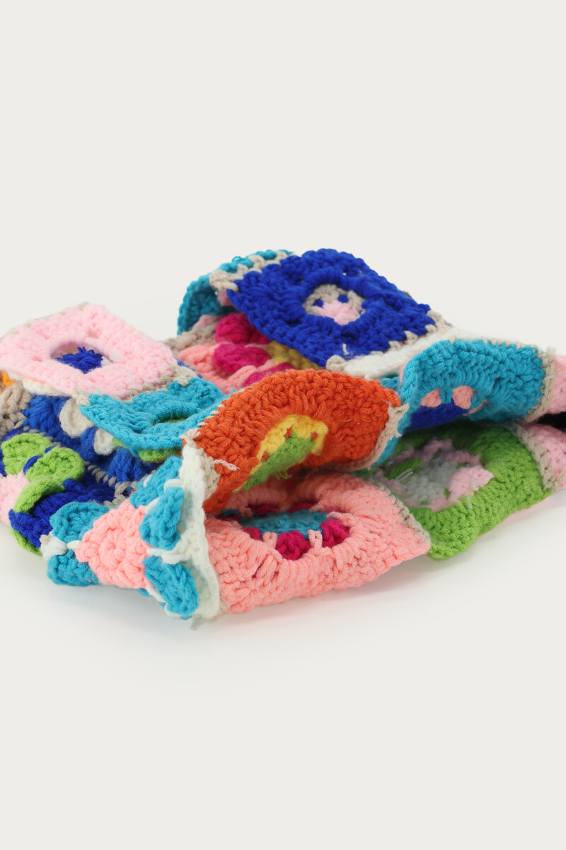 Multicoloured crochet handbag | My Jewellery