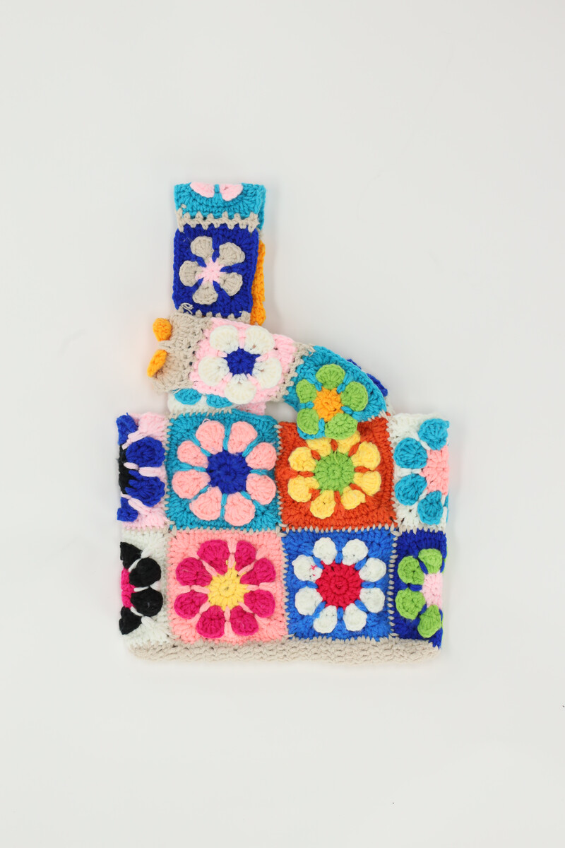 Multicoloured crochet handbag | My Jewellery