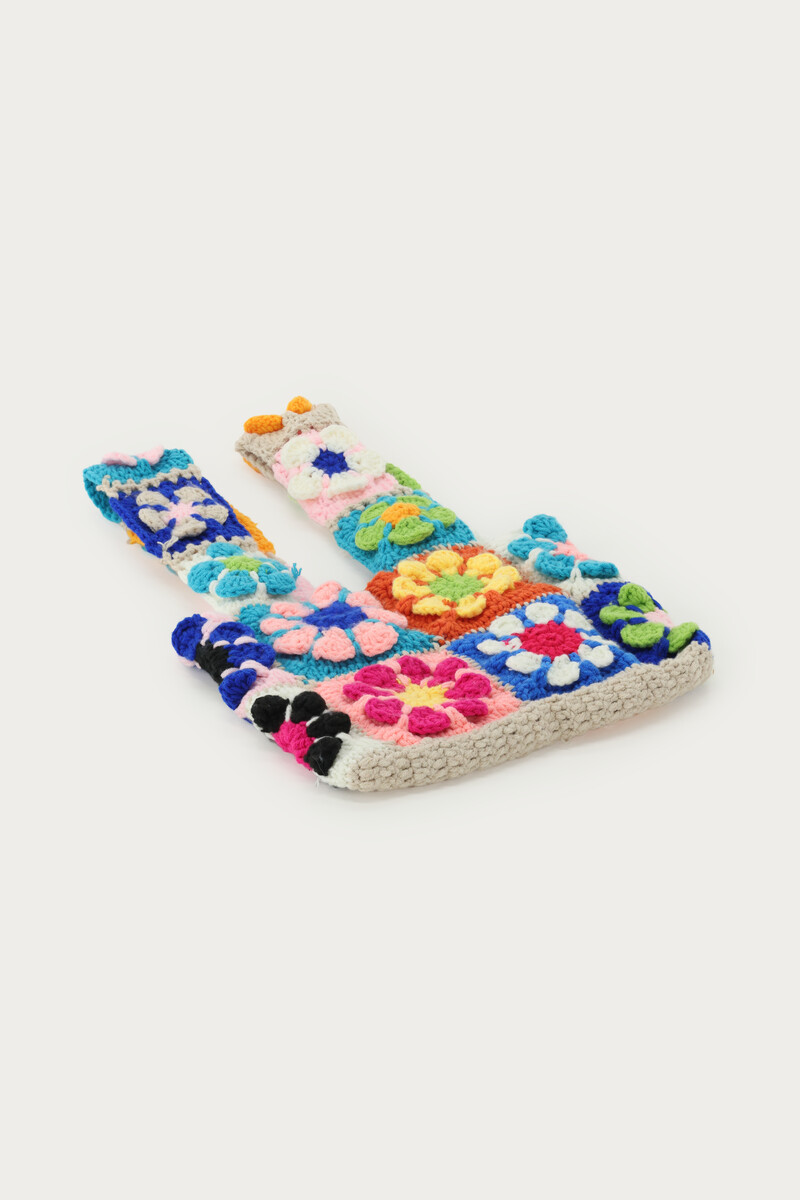 Multicoloured crochet handbag | My Jewellery