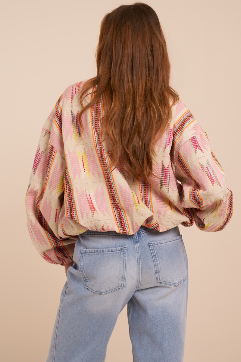 Multicoloured embroidered jacket | My Jewellery