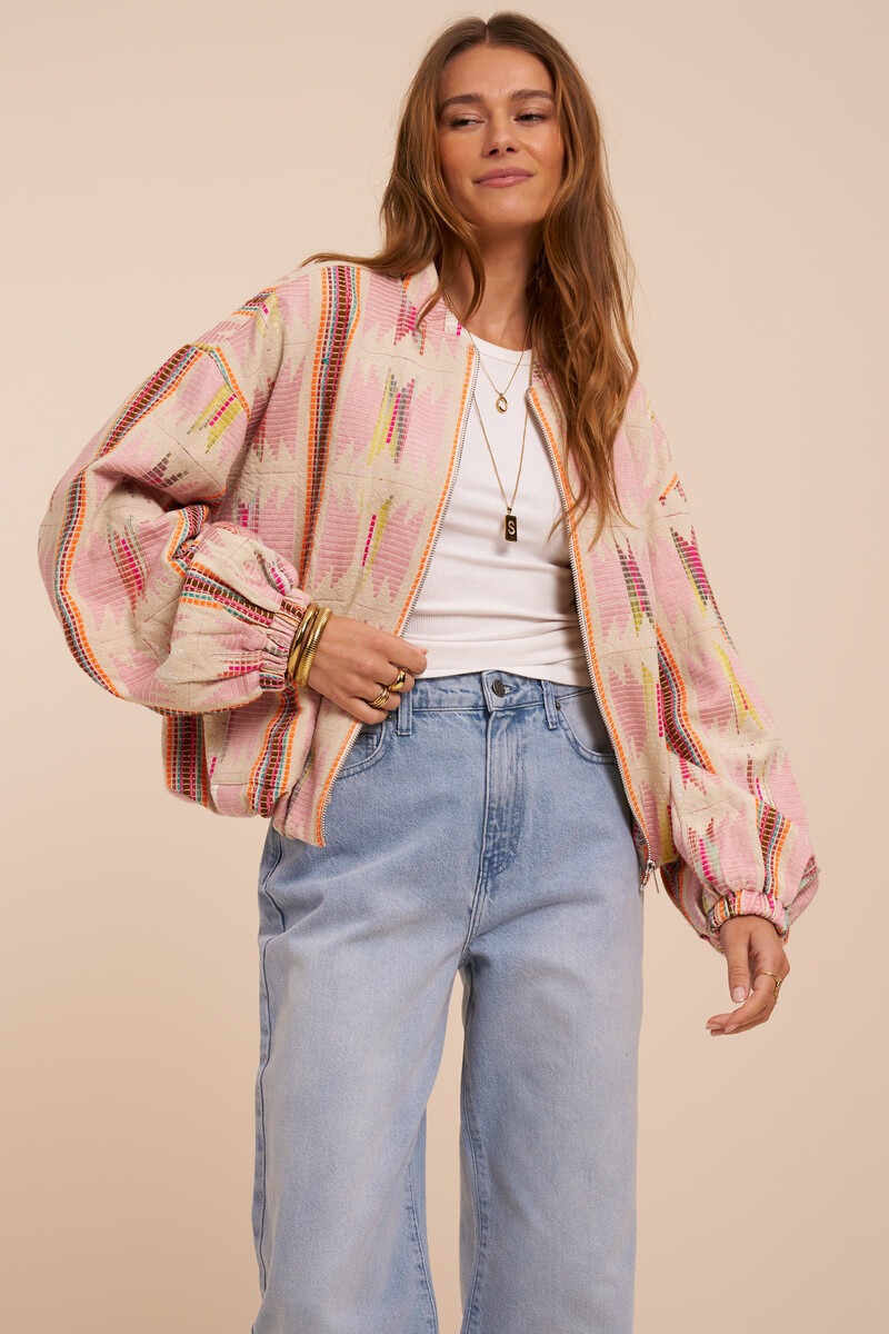 Multicoloured embroidered jacket | My Jewellery