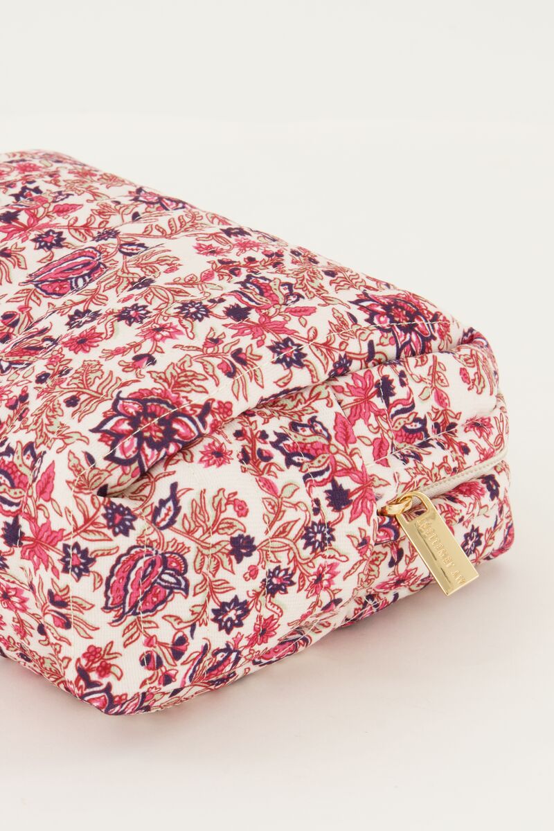 Multicoloured floral print toiletry bag set | My Jewellery