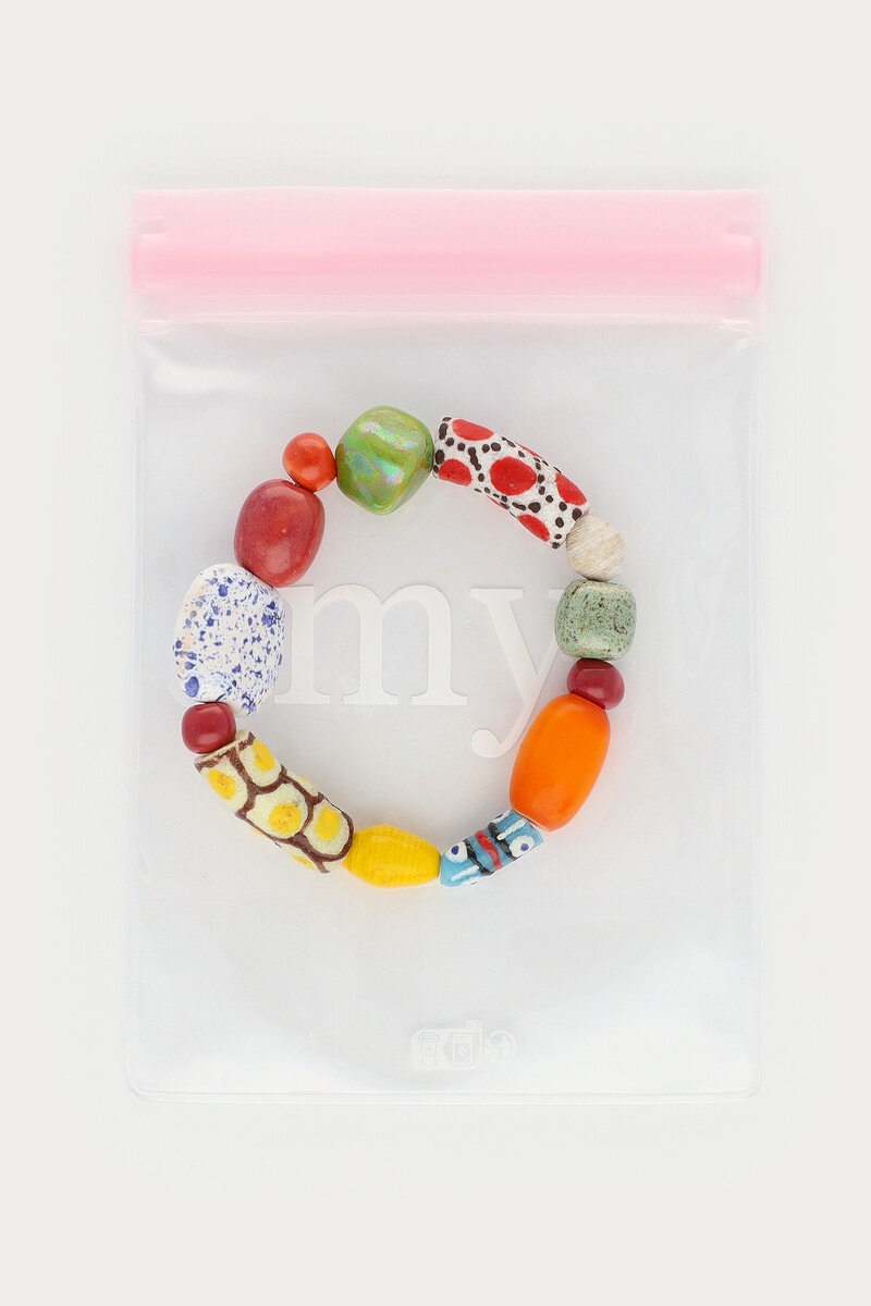 Multicoloured jukumu beaded bracelet | My Jewellery