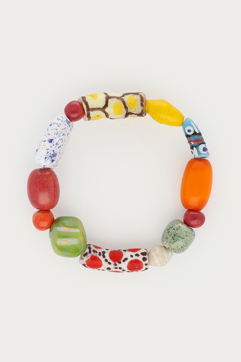 Multicoloured jukumu beaded bracelet | My Jewellery