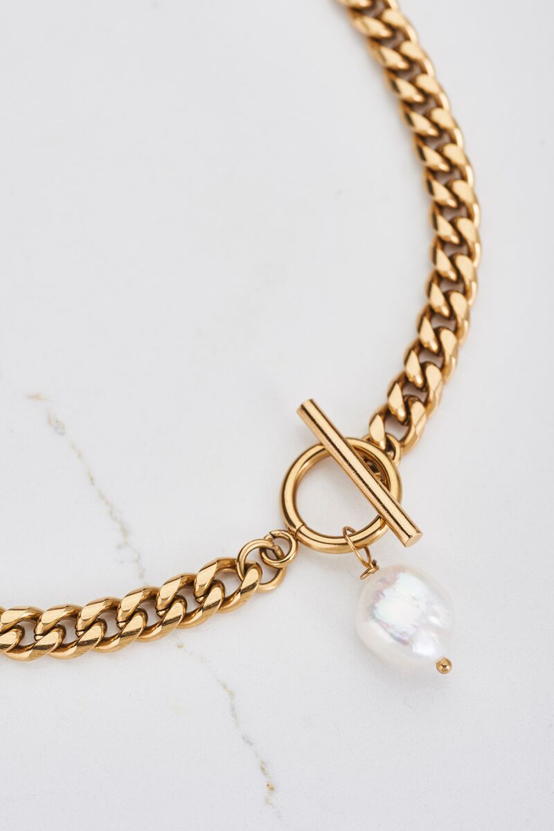 Schakelketting met parel | My Jewellery