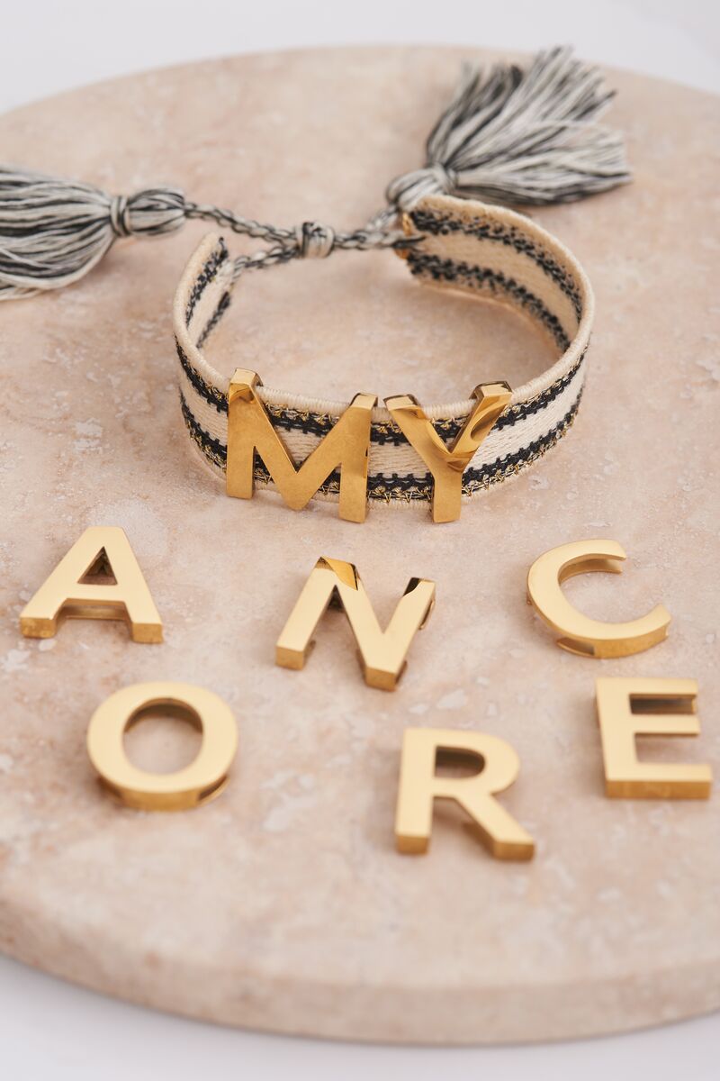 Initial voor bohemian armband | My Jewellery