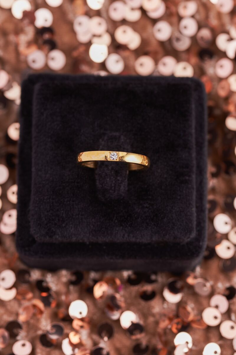 Ring met transparante steen | My Jewellery