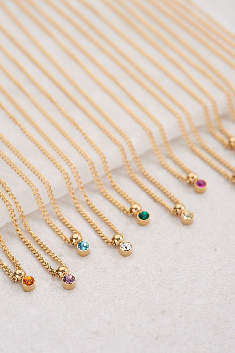 Ketting met geboortesteen | My Jewellery