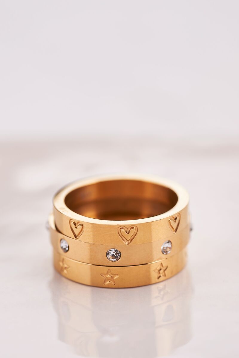 Ring met transparante stenen | My Jewellery