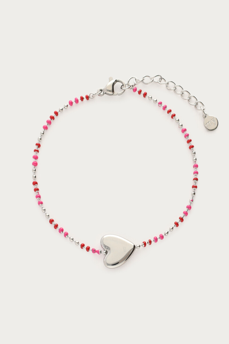 Mystic bracelet with red dots and heart | My Jewellery