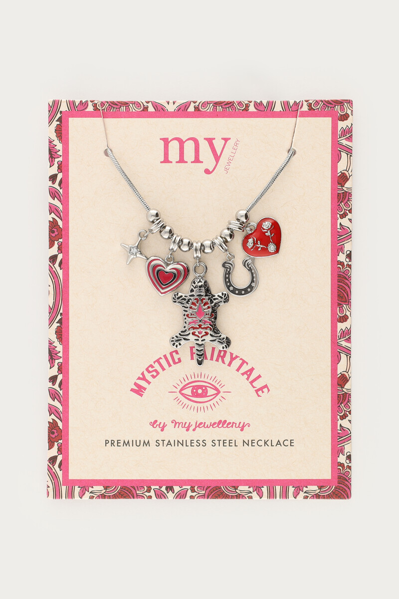 Mystic charm necklace with leopard | My Jewellery