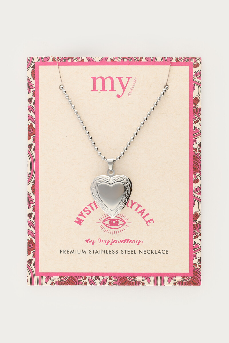 Mystic long necklace with heart locket | My Jewellery