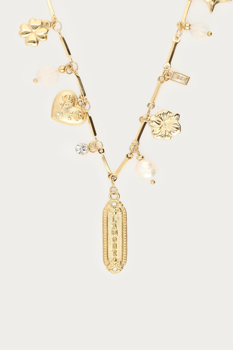 Mystic long necklace with L’amour charms | My Jewellery