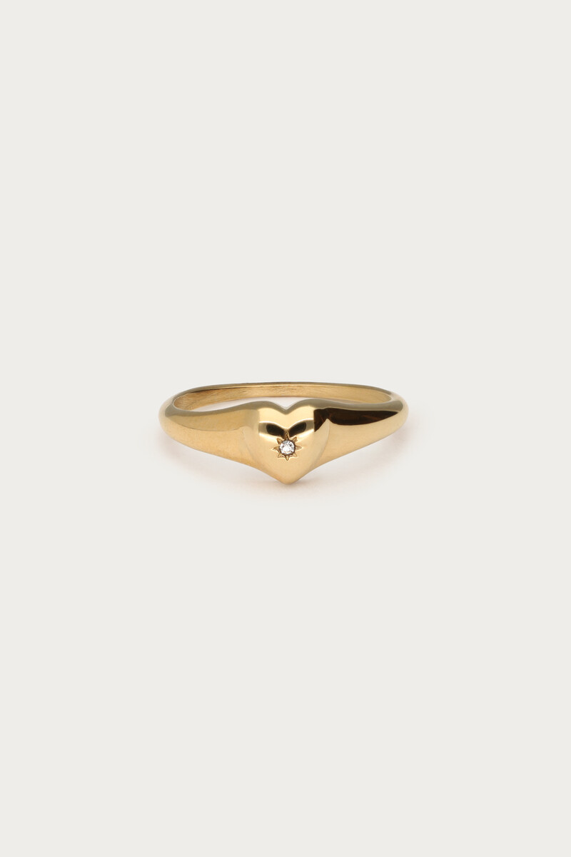 Mystic ring met hart