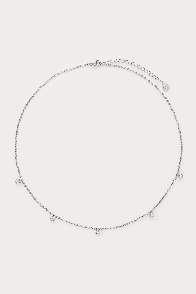 Necklace five rhinestones | My Jewellery