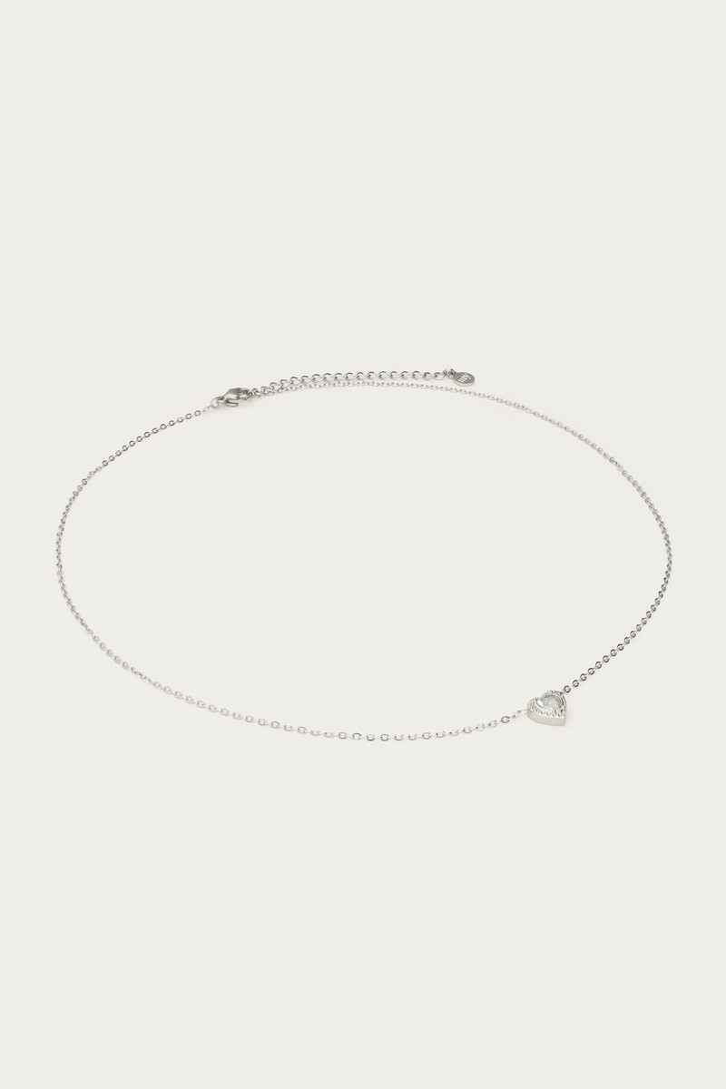 Necklace heart rhinestone | My Jewellery