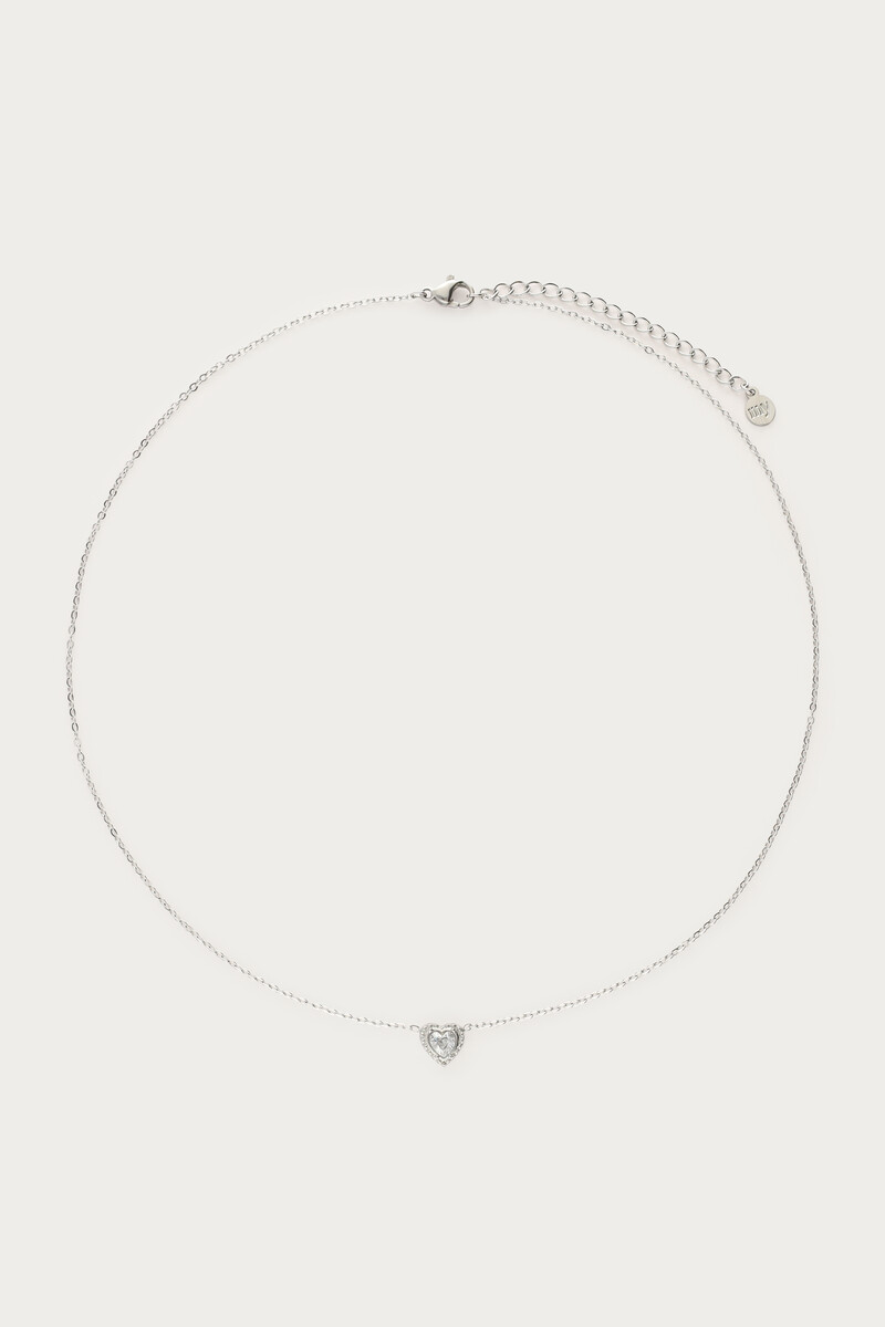 Necklace heart rhinestone | My Jewellery