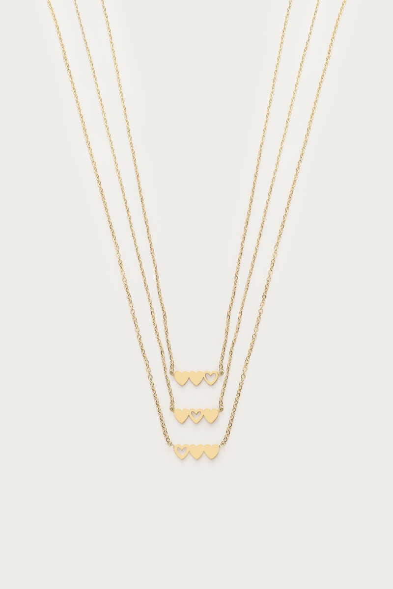 Necklace set triple heart | My Jewellery