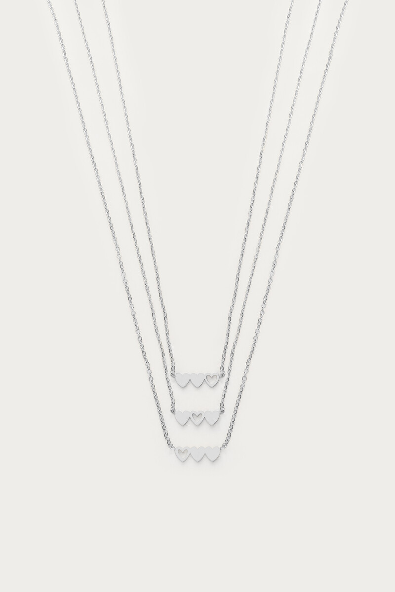 Necklace set triple heart | My Jewellery