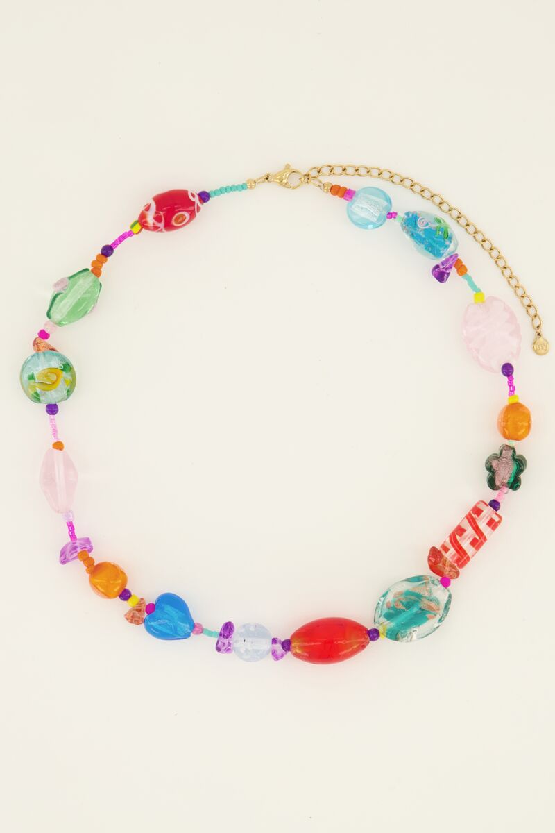 collierà grosses perles fantaisies multicolores | my jewellery