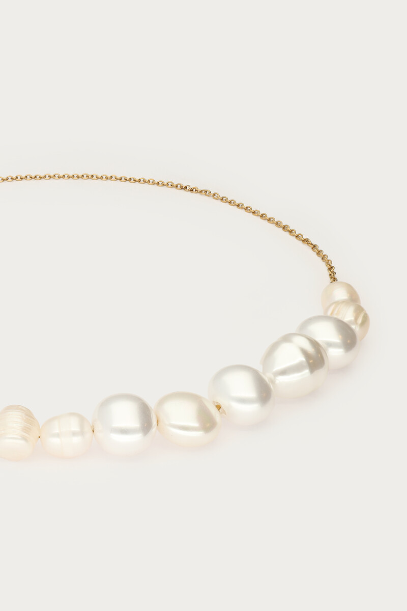 Necklace with chunky freshwater pearls | My Jewellery
