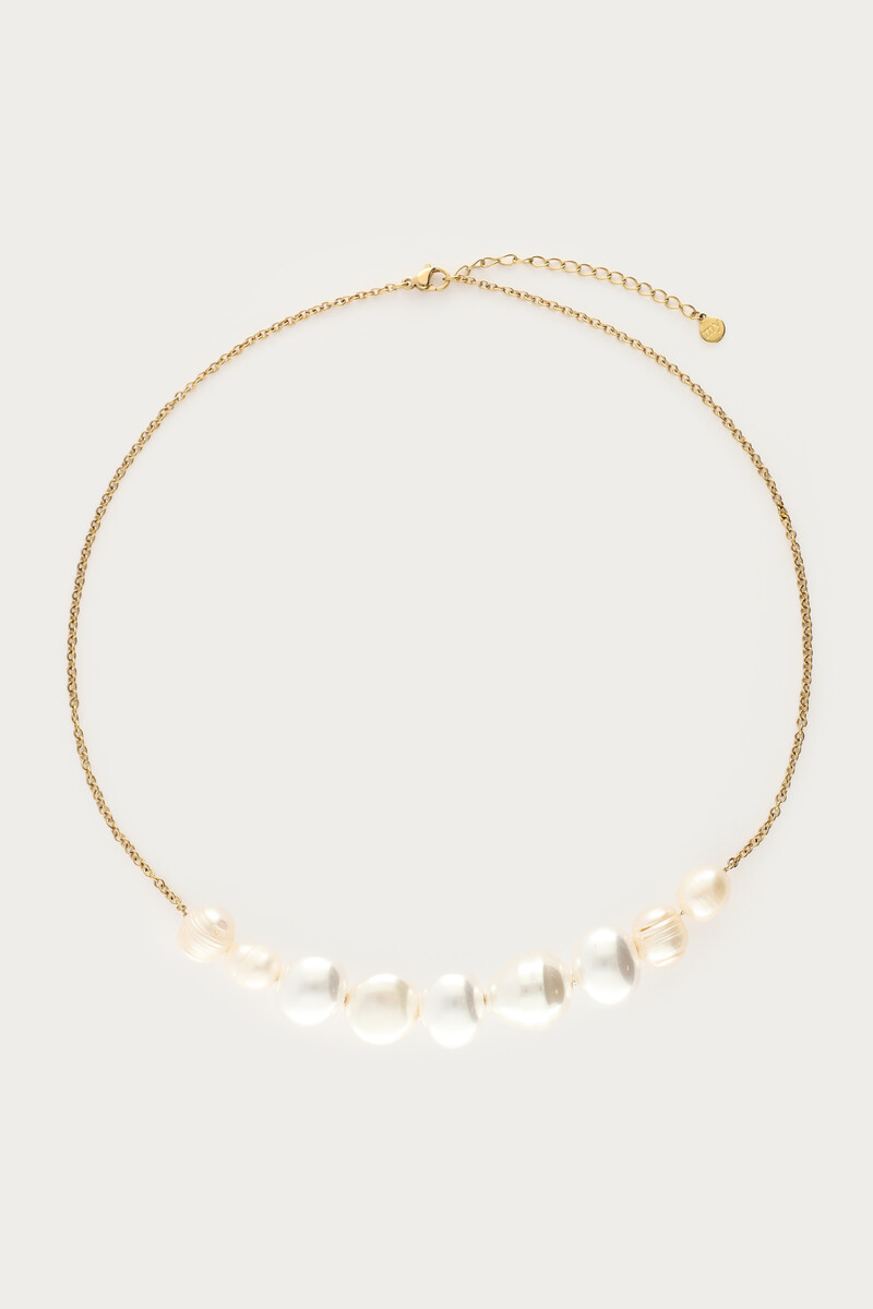 Necklace with chunky freshwater pearls | My Jewellery
