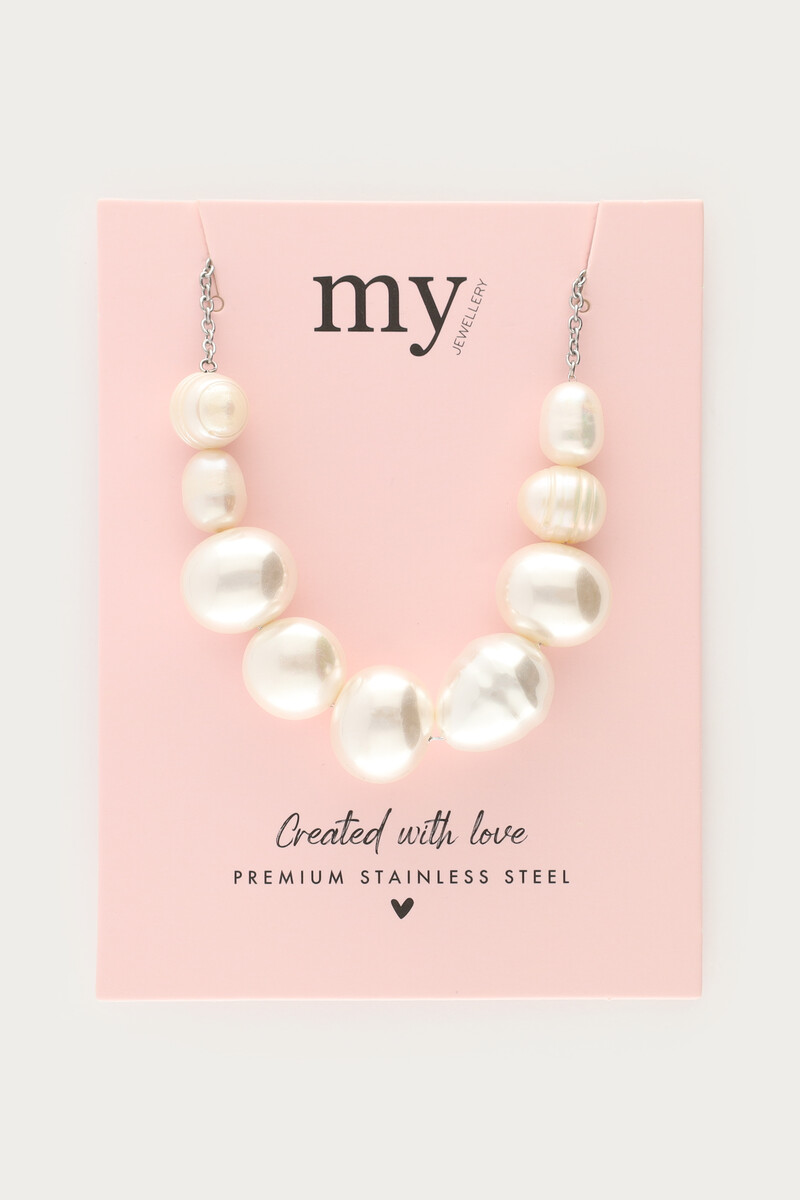 Necklace with chunky freshwater pearls | My Jewellery