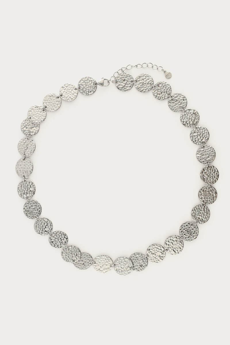 Necklace with coins "hammered" | My Jewellery