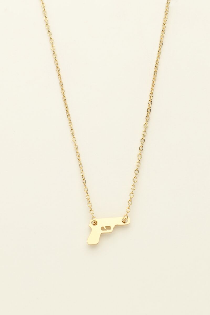 Necklace with gun charm | My Jewellery