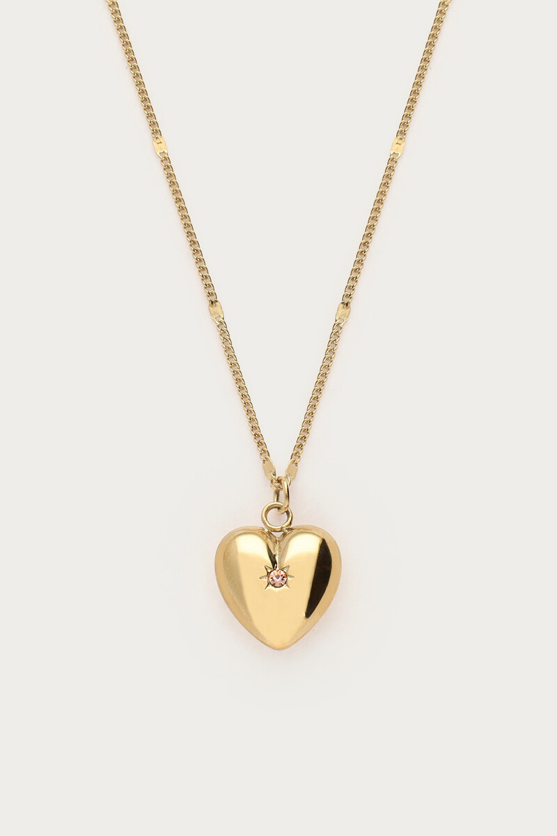 Necklace with heart and birthstone | My Jewellery