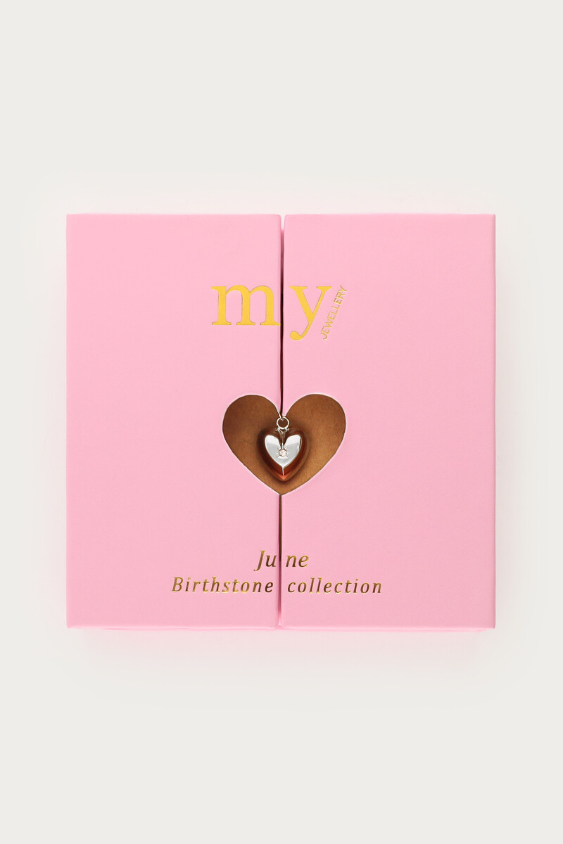 Necklace with heart and birthstone | My Jewellery