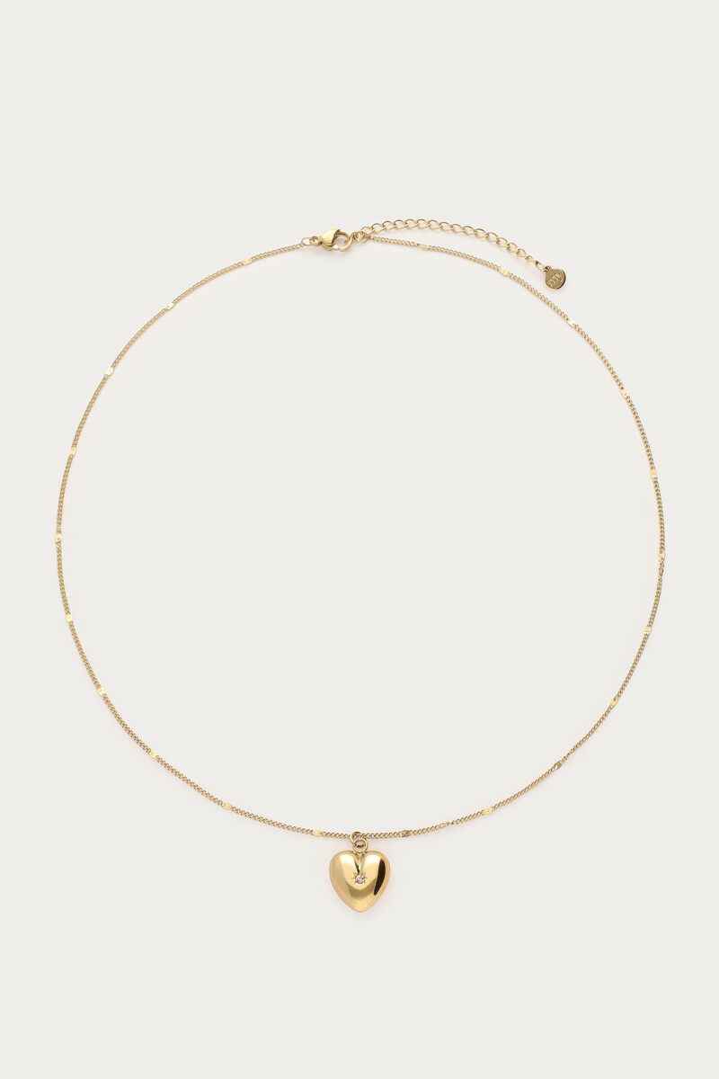 Necklace with heart and birthstone | My Jewellery