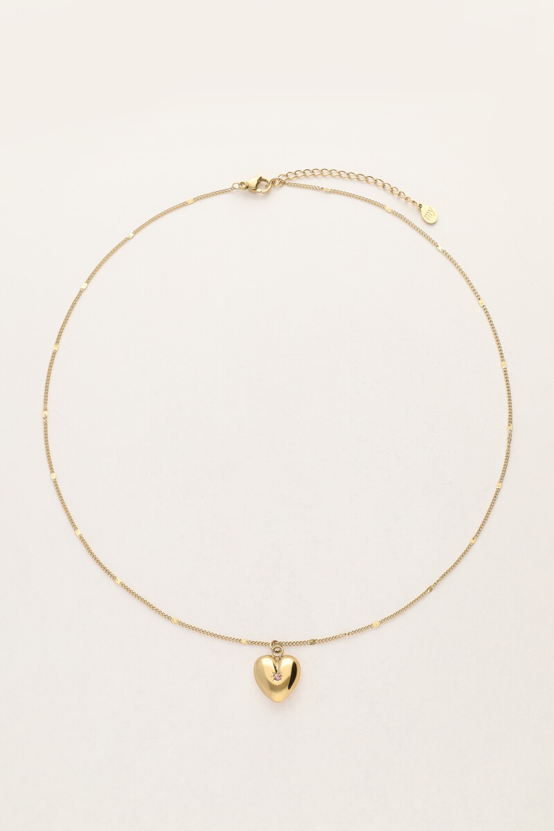 Necklace with heart and birthstone | My Jewellery