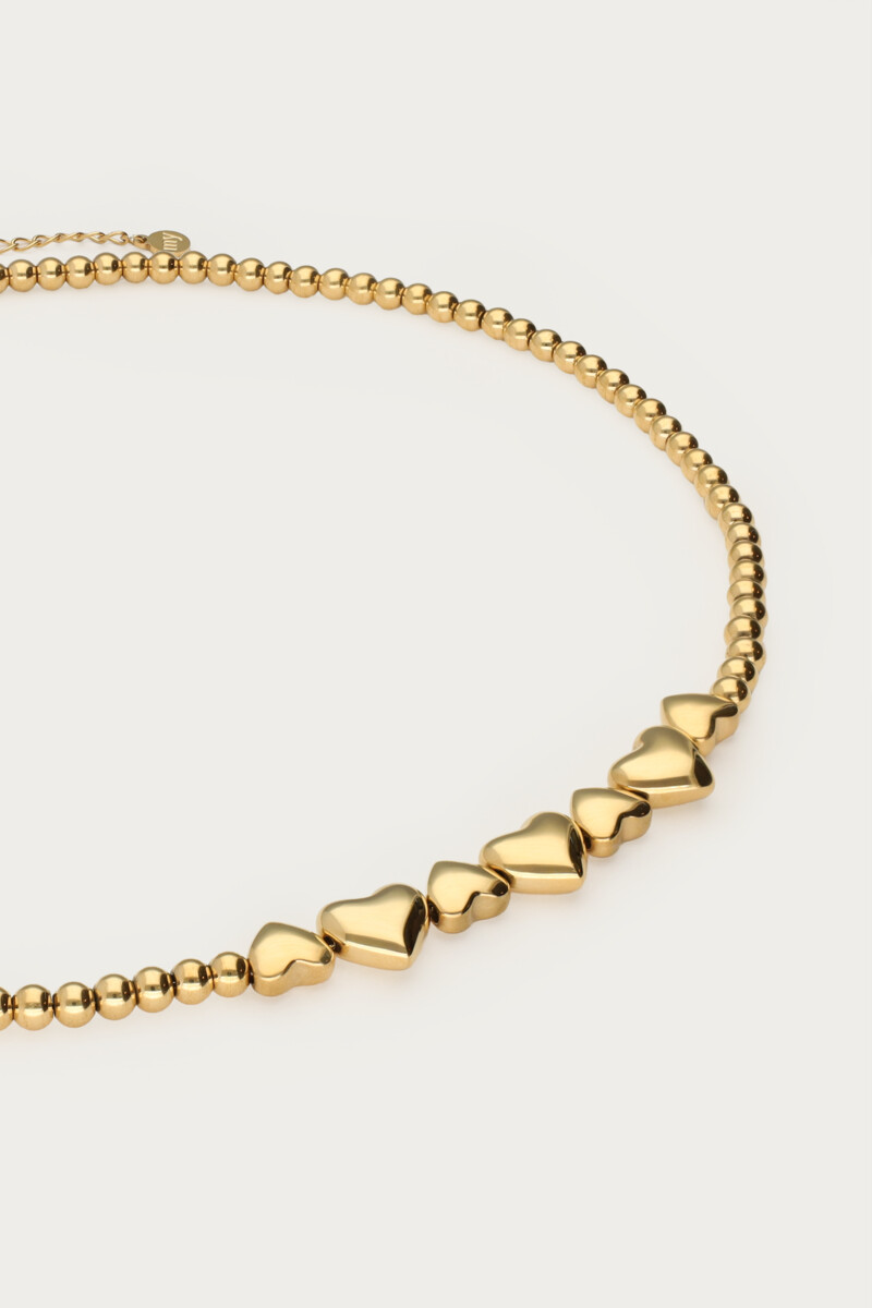 Necklace with heart & beads | My Jewellery