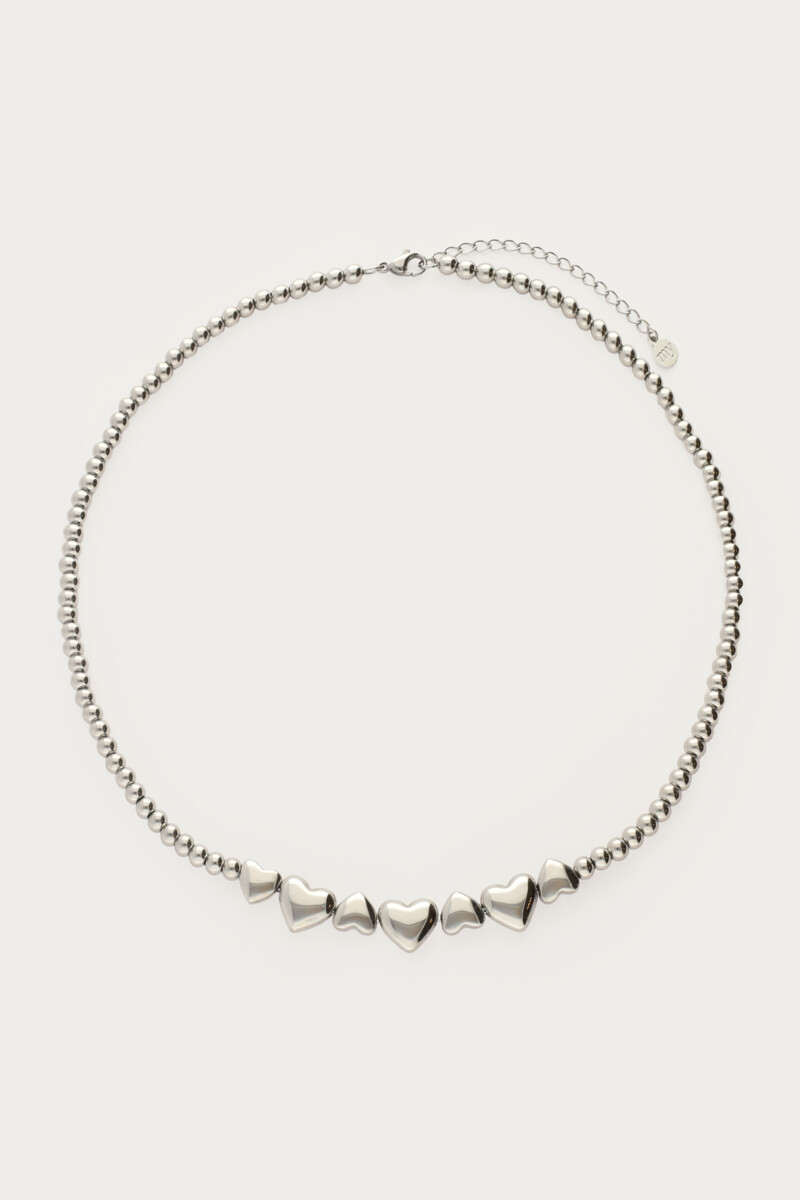 Necklace with heart & beads | My Jewellery