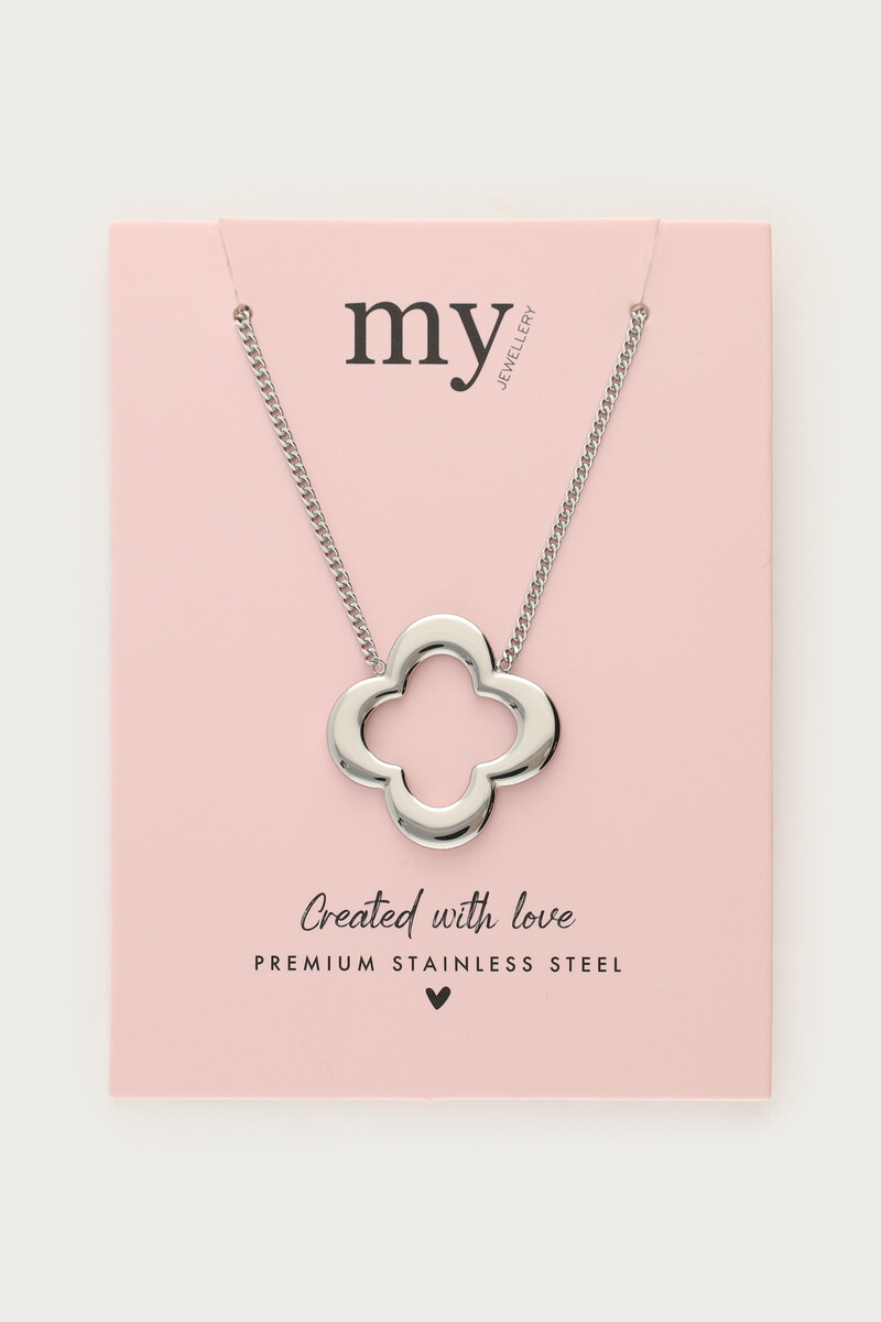 Necklace with large clover | My Jewellery