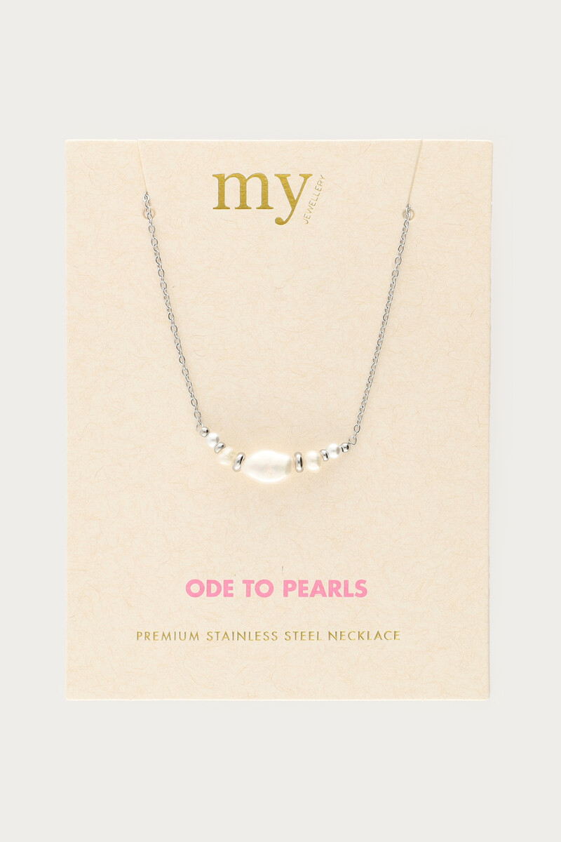 Necklace with natural pearls and beads | My Jewellery