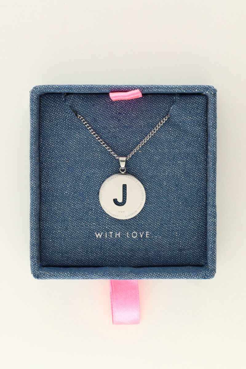 Ketting met open initial