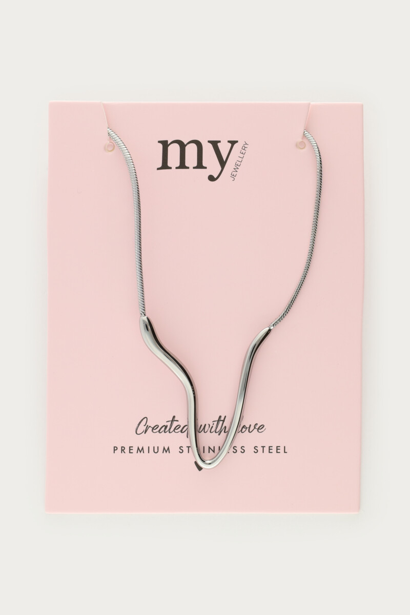 Ketting met organische v-vorm