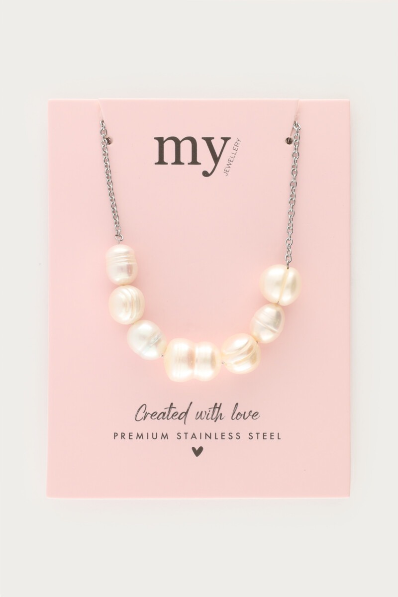 Necklace with chunky freshwater pearls | My Jewellery