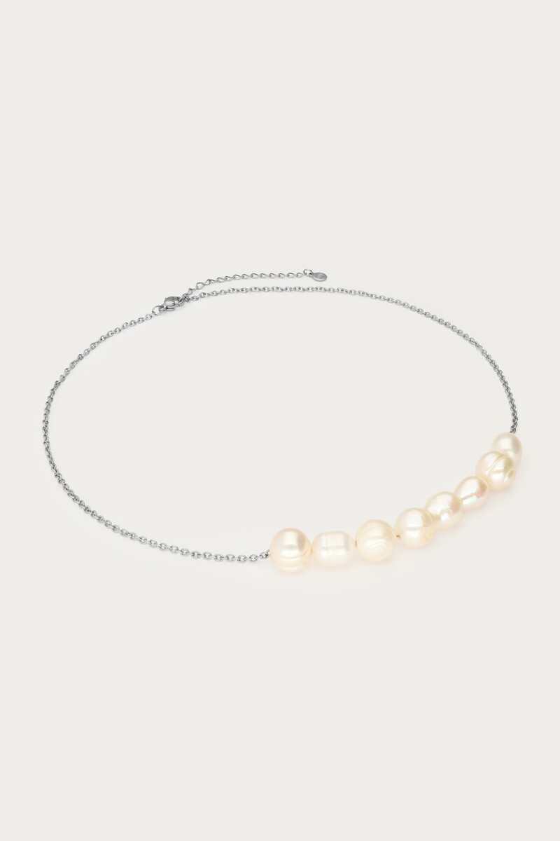 Long necklace with chunky freshwater pearls | My Jewellery