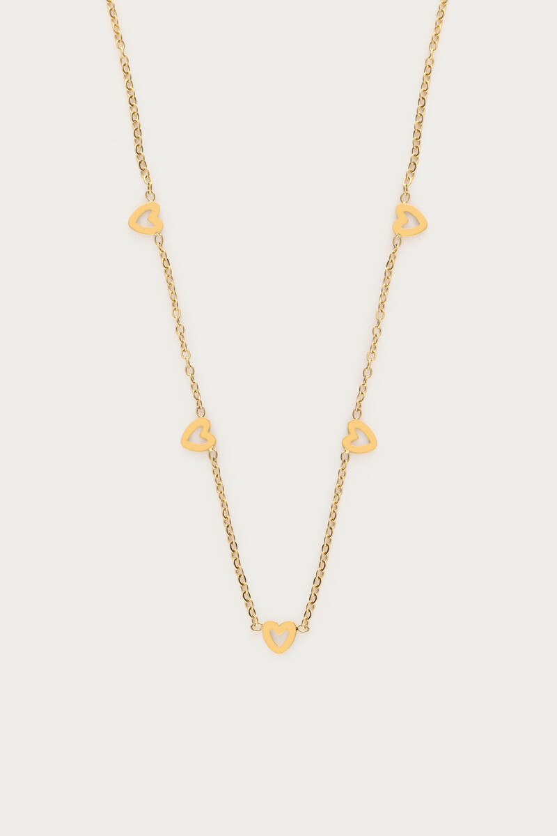 Necklace with small hearts | My Jewellery